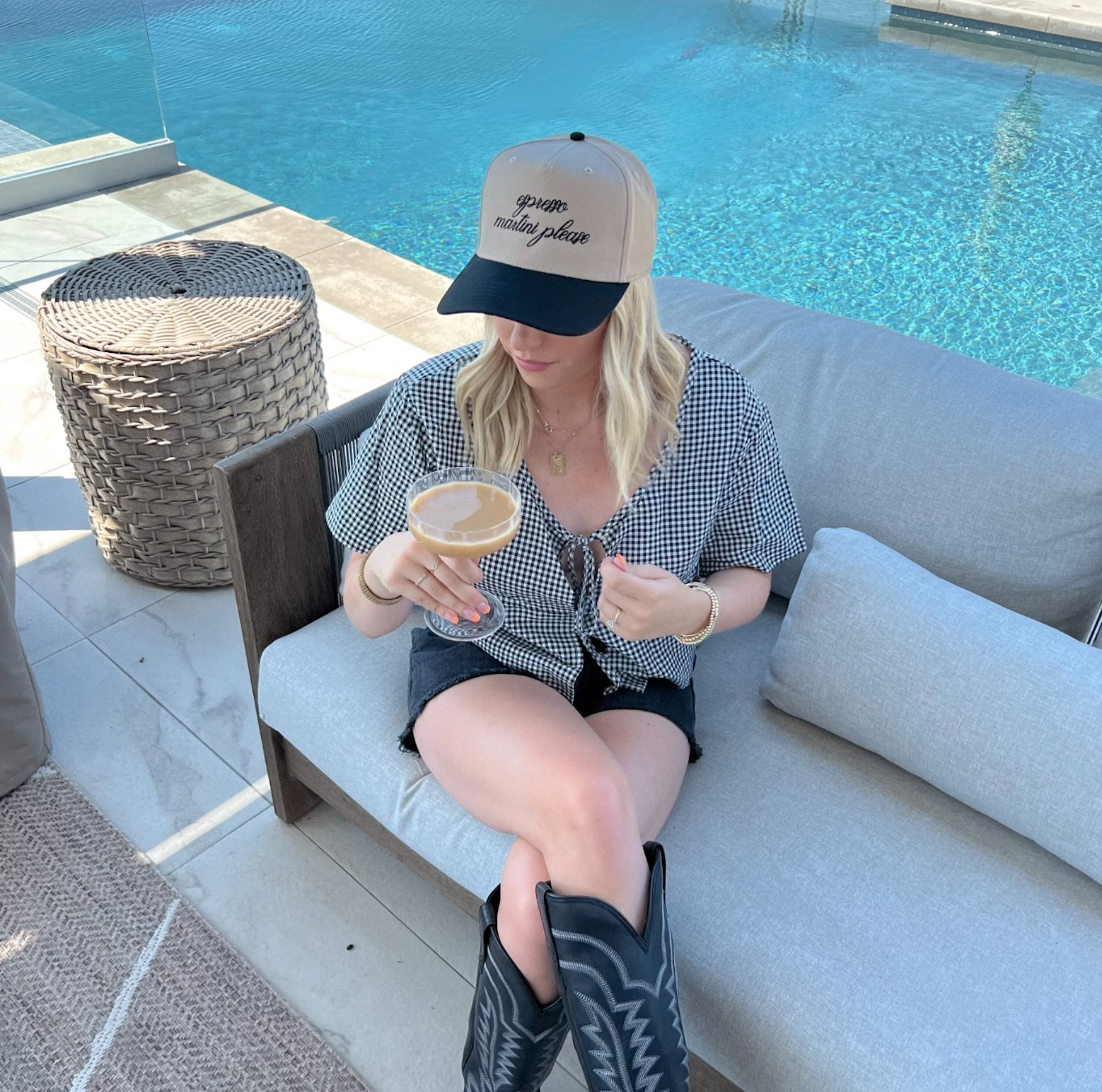 Ruby Moon - Wholesale Trucker Hat - Women's - Espresso Martini Please -Embroidered Trucker2