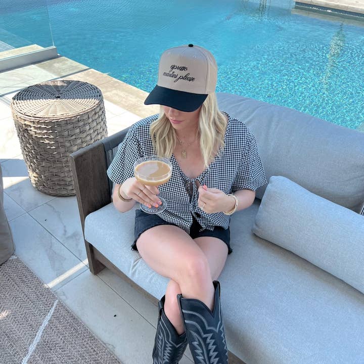 Ruby Moon - Wholesale Trucker Hat - Women's - Espresso Martini Please -Embroidered Trucker2