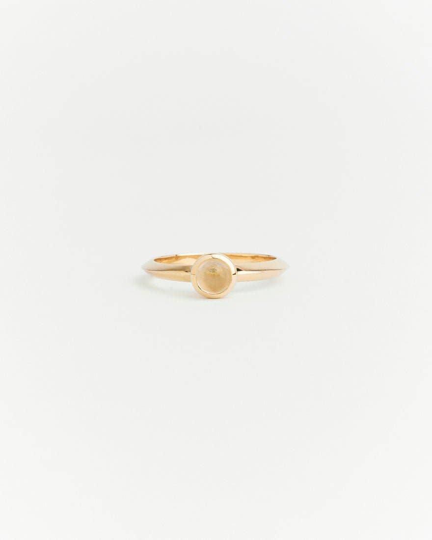 Sophie Blake - Venta al por mayor Anillo con gemas - Anillo Trinidad Cuarzo Limón0