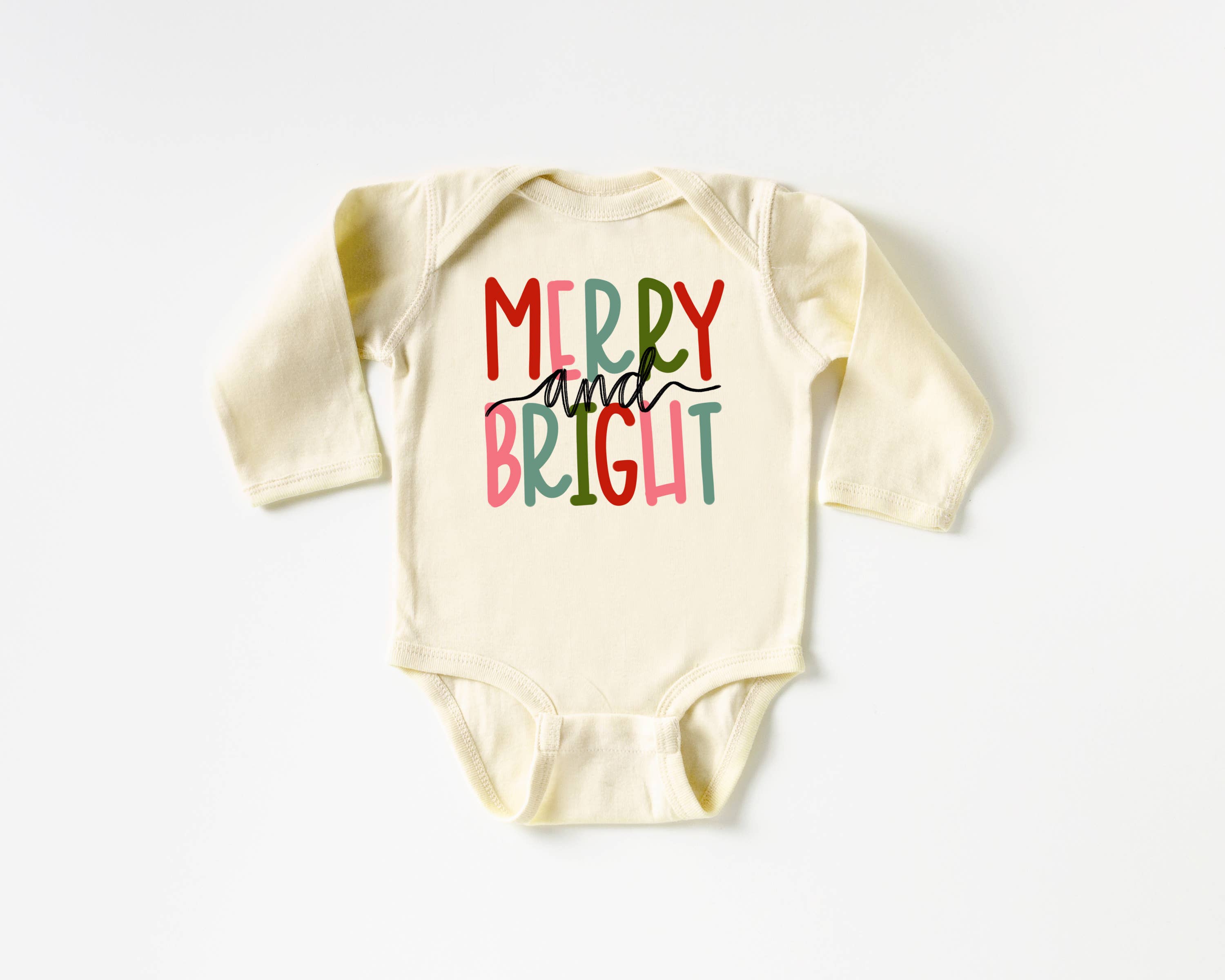 Love You a Latte Shop - Venta al por mayor Body sin pies - Bebés - Body de bebé natural colorido y brillante de Navidad1