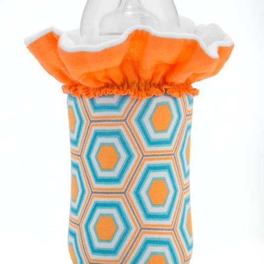 Orange and Blue WarmZe Portable Bottle Warmer for wholesale on Faire