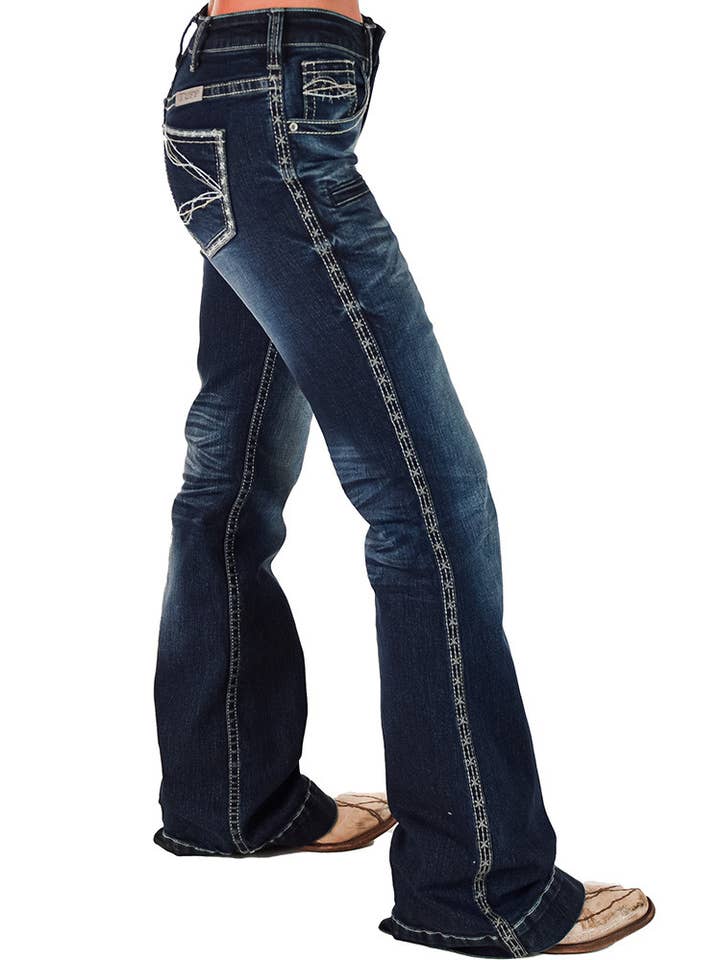 Honor Oscuro para venta al por mayor de Cowgirl Tuff Co. / B. Tuff Jeans