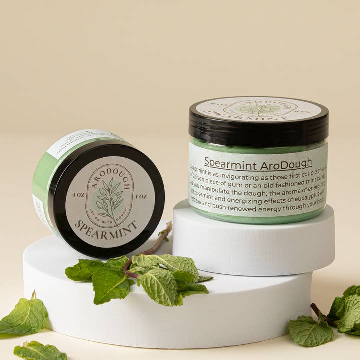 Spearmint Stress Relief Aromatherapy Dough for wholesale by AroDough