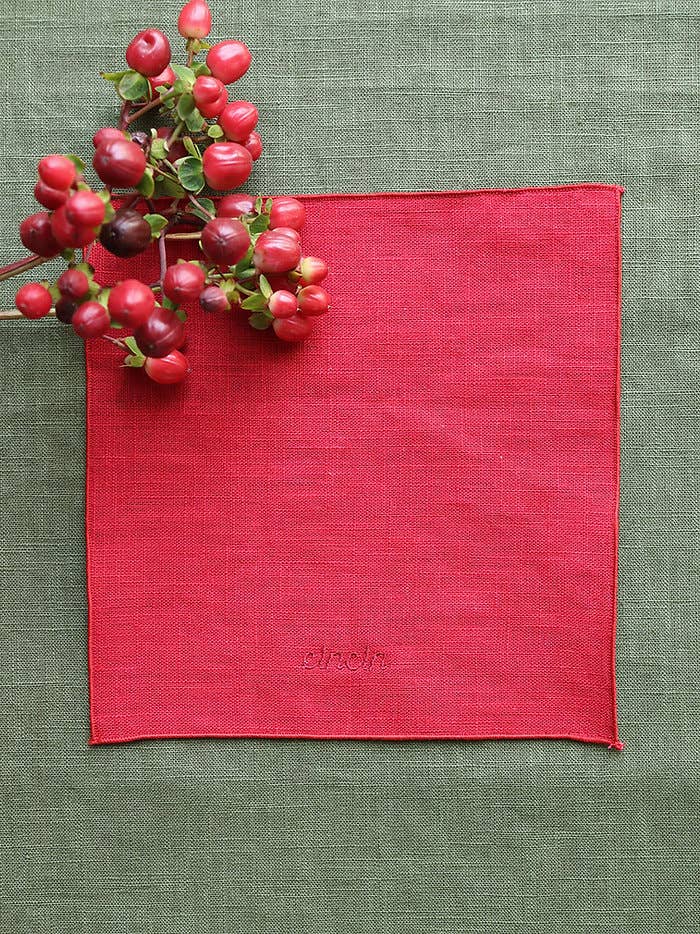 Giardino Segreto - Wholesale Dinner & Cloth Napkin - Pure linen cocktail napkin - EXPRESSIONI4