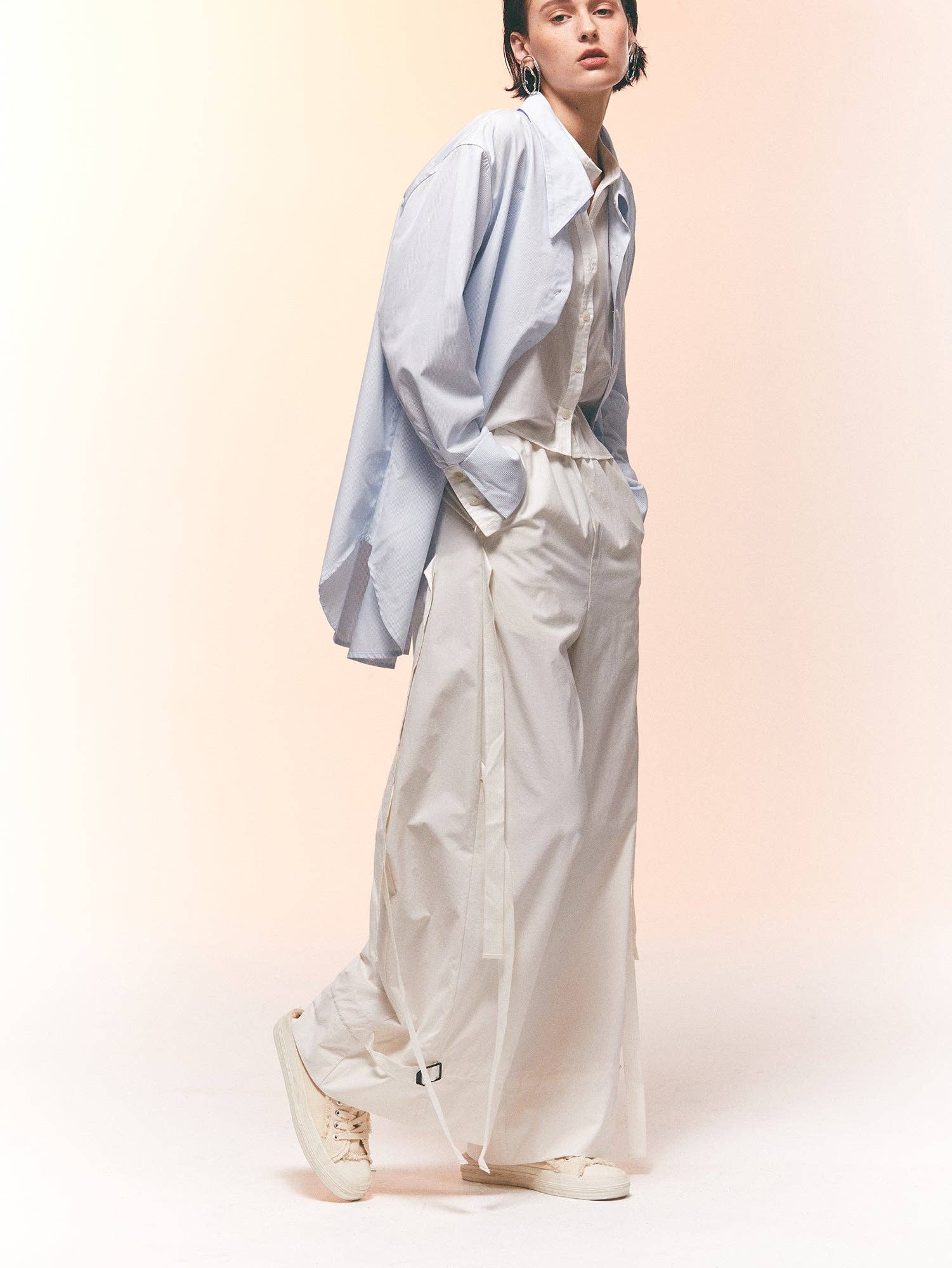 SUNDAY LIFE - Wholesale Pants - Women's - Tora-Wide pants with adjustable volume1