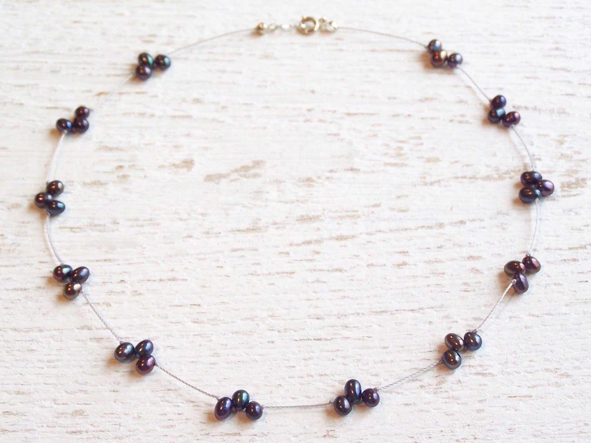 Jo Bird Jewelry - Venta al por mayor Collares de cuentas/perlas - Collar de perlas anudadas - Collar de lluvia2