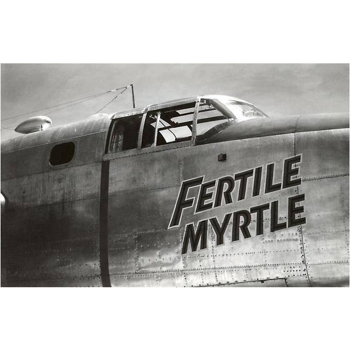 Found Image Press - Wholesale Stationery/Notecard Set - Greeting Card GY-46 Nose Art, Fertile Myrtle
