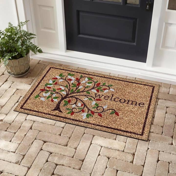 Bed Bath Fashions - Wholesale Door Mat - Bibb Home Coir Outdoor Printed Door Mat 18x30"10