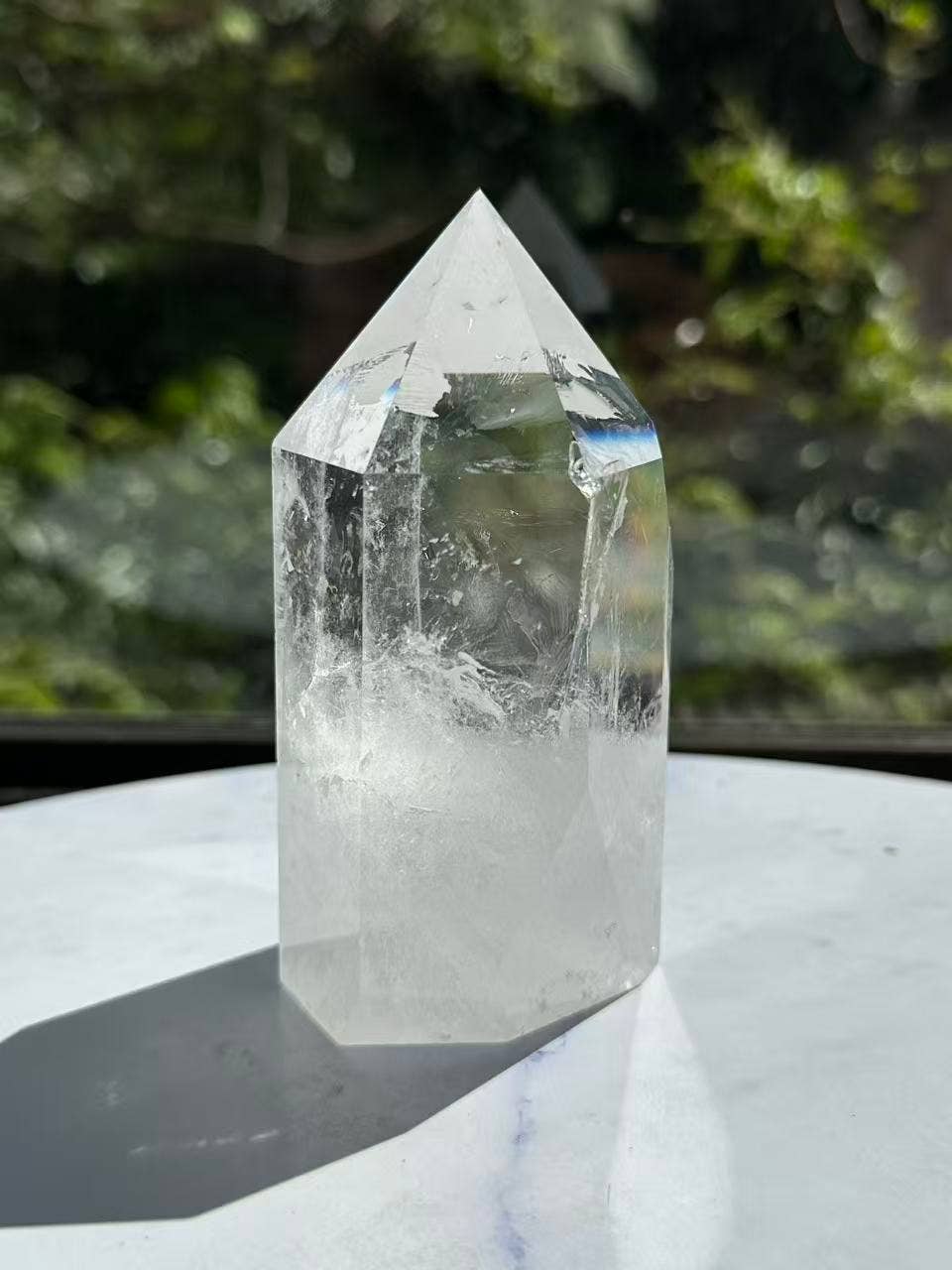 Moon Rituals - Wholesale Spirituele steen/kristal - AAAA Grote Heldere Kwarts Toren | Hoogwaardige Meester Helende Kristal Obelisk kerstkristal cadeau #172