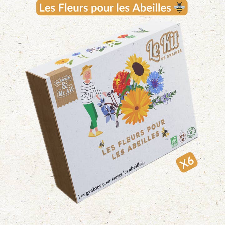 Fiori per le Api - Kit da giardinaggio a tema per la vendita all'ingrosso da parte di Dr. Jonquille & Mr. Ail