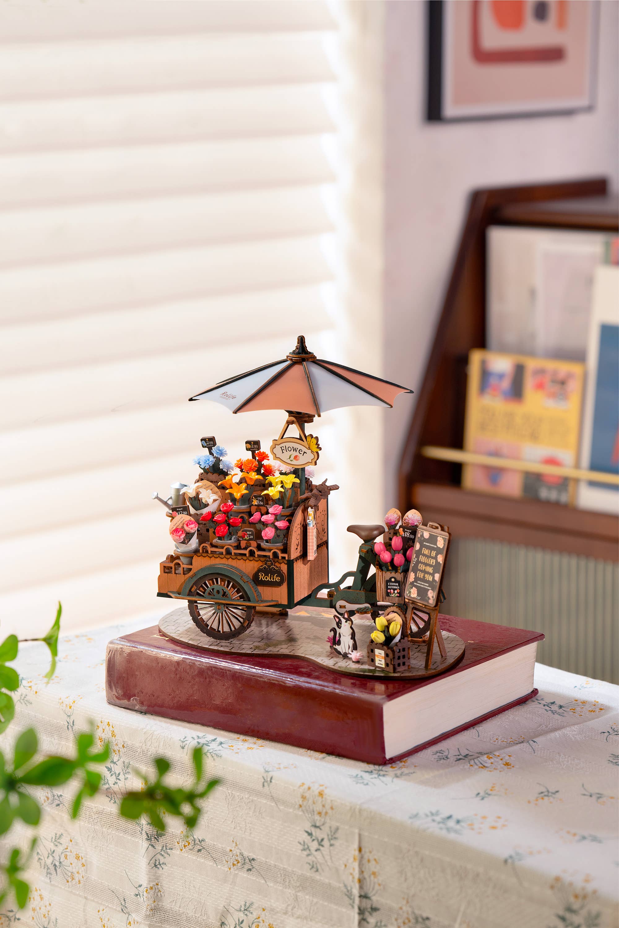 Hands Craft - Wholesale Puzzle - Kids - 3D Wooden Puzzle: Blossom Cart7