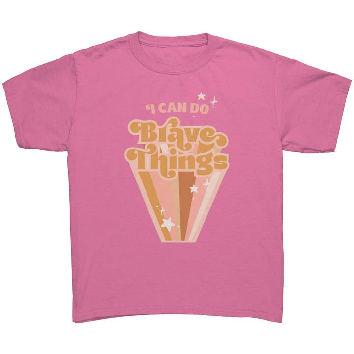 I Can Do Brave Things youth tee for wholesale by Mimi + ruby