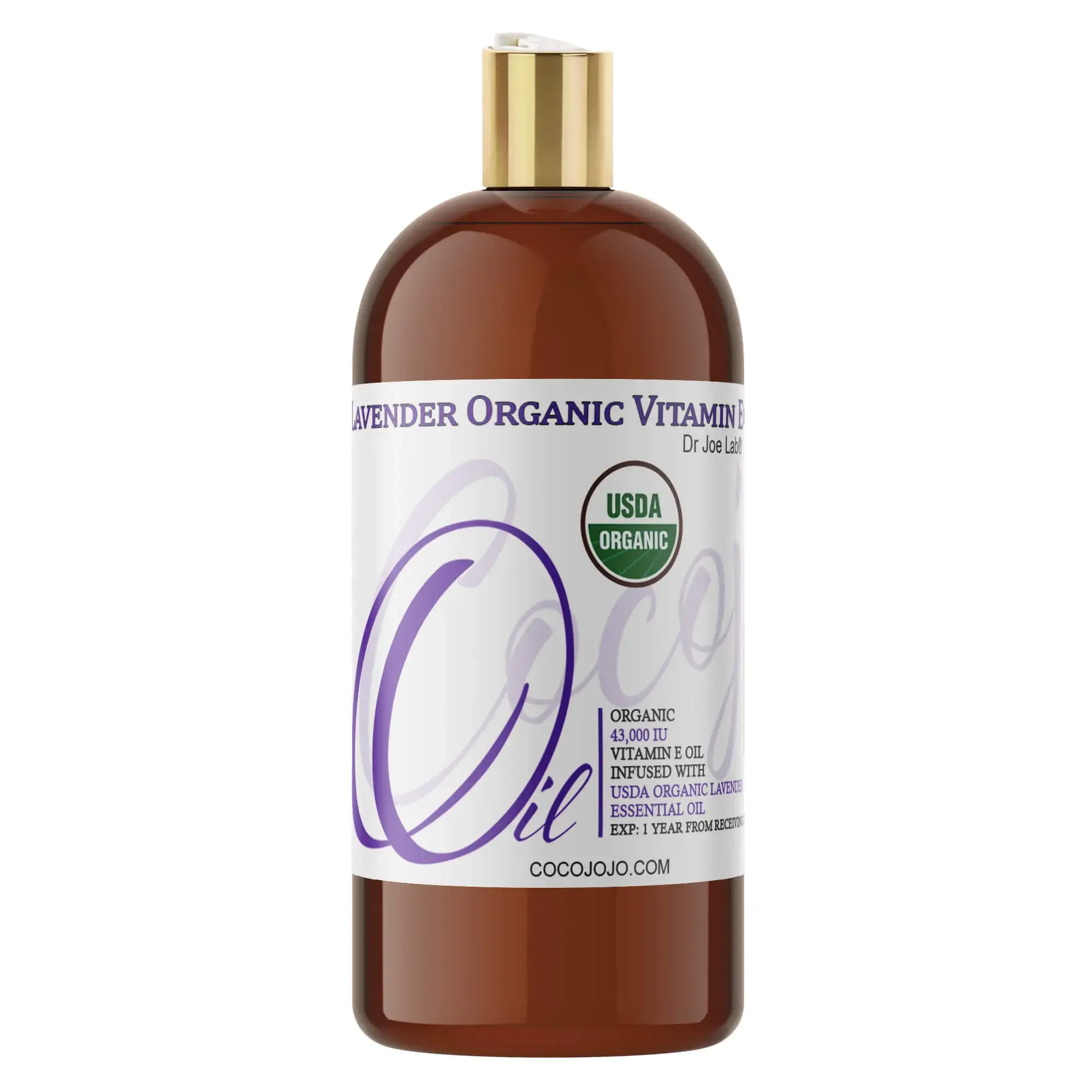 Coco jojo - Vente Huile pour le bain/corps - Mélange d'huile de vitamine E et d'huile de lavande, certifié biologique par l'USDA8