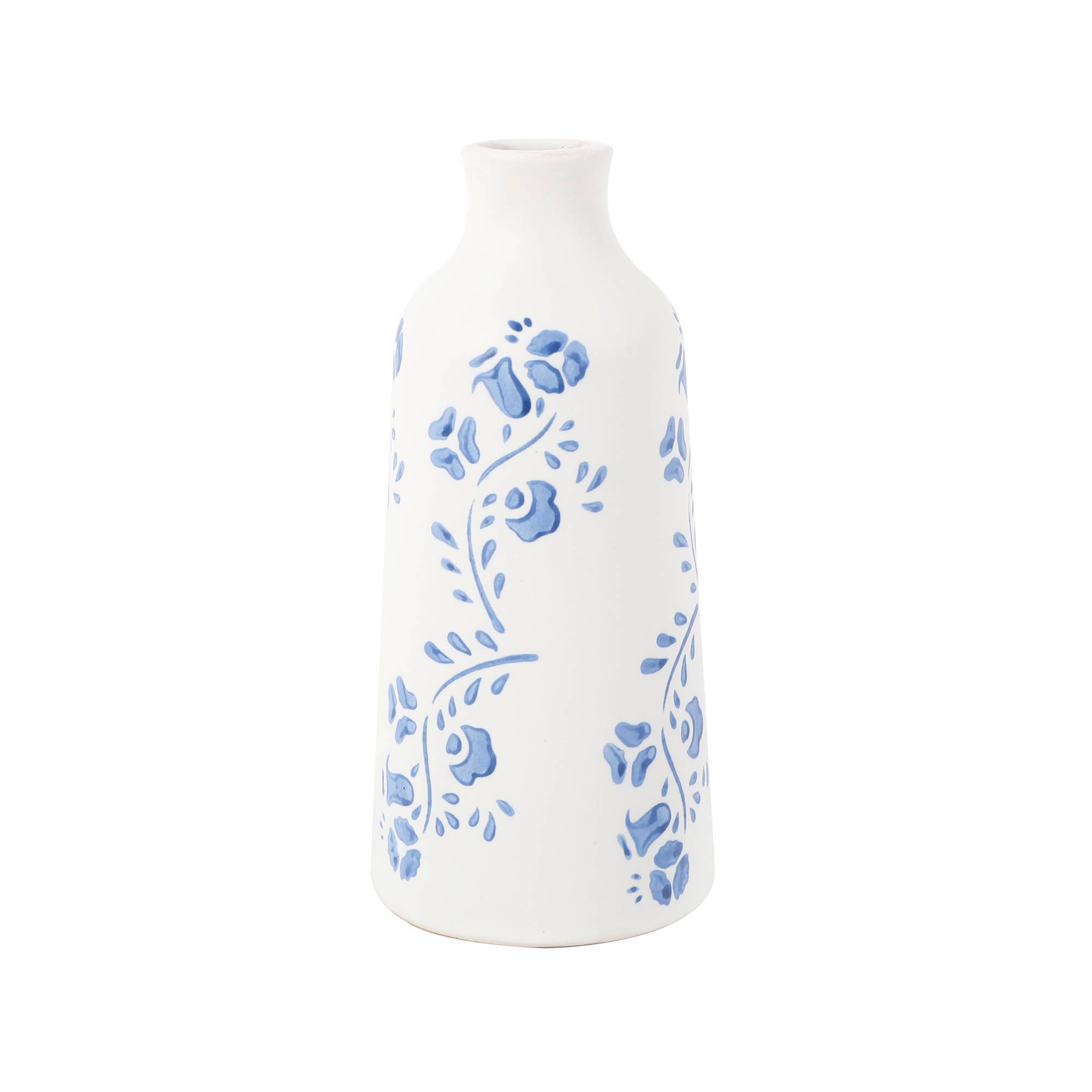 Flora Bunda Inc - Wholesale Vase - Blue & White Floral Ceramic Vase