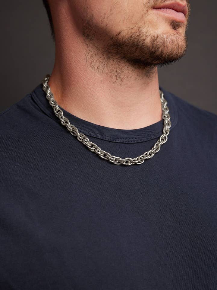 Waterproof CHUNKY Thick Rope Chain Necklace for Men for wholesale by We Are All Smith