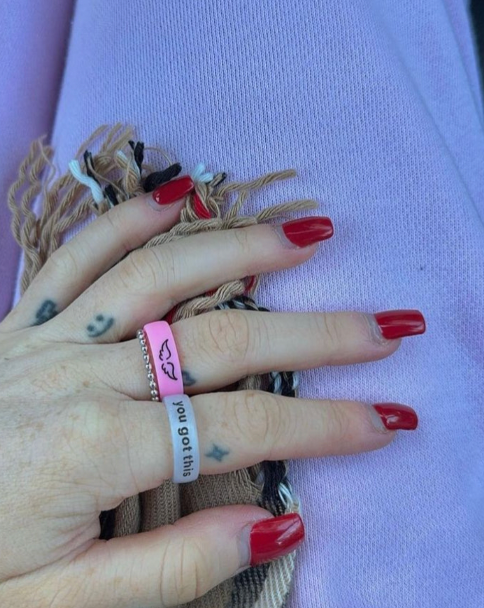 Flip Rings - Wholesale Band/Stacked Ring - Flip Reversible you got this and sh*t happens ring5