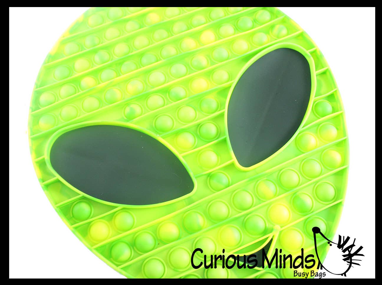 Curious Minds Toys - Wholesale Fidget Toy - Kids - 1 Jumbo Alien Bubble Pop Fidget Toy - Silicone Push Poke Bub4