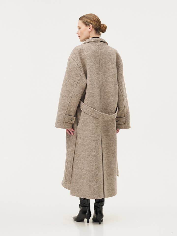 NOYOCO - Wholesale Coat - Women's - Hera Sand Coat7
