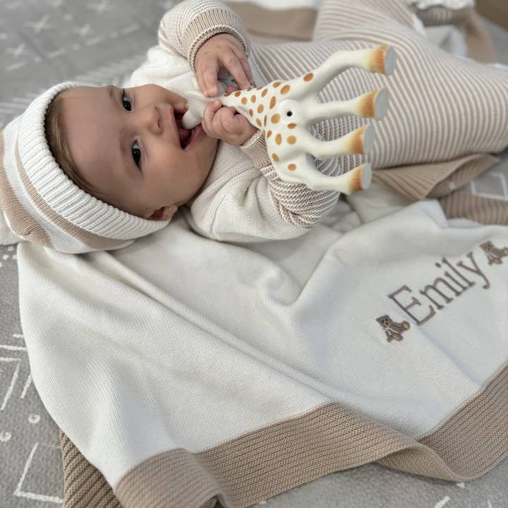 A Soft Idea - Wholesale Bedding blanket – Kids & Baby - 1357 - Jersey Knit Blanket with Contrast Rib Border7