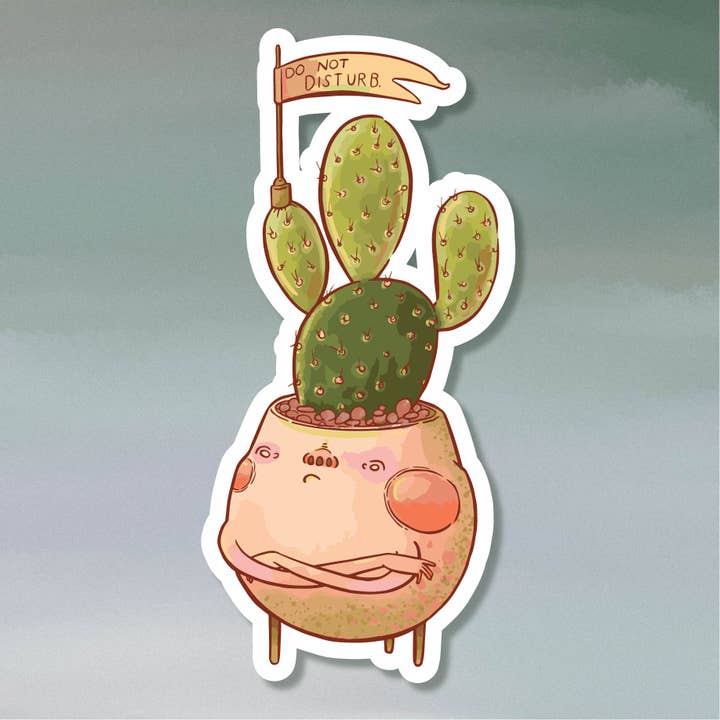 Cactus Keeper One klistermärke för wholesale av Micael Nunez