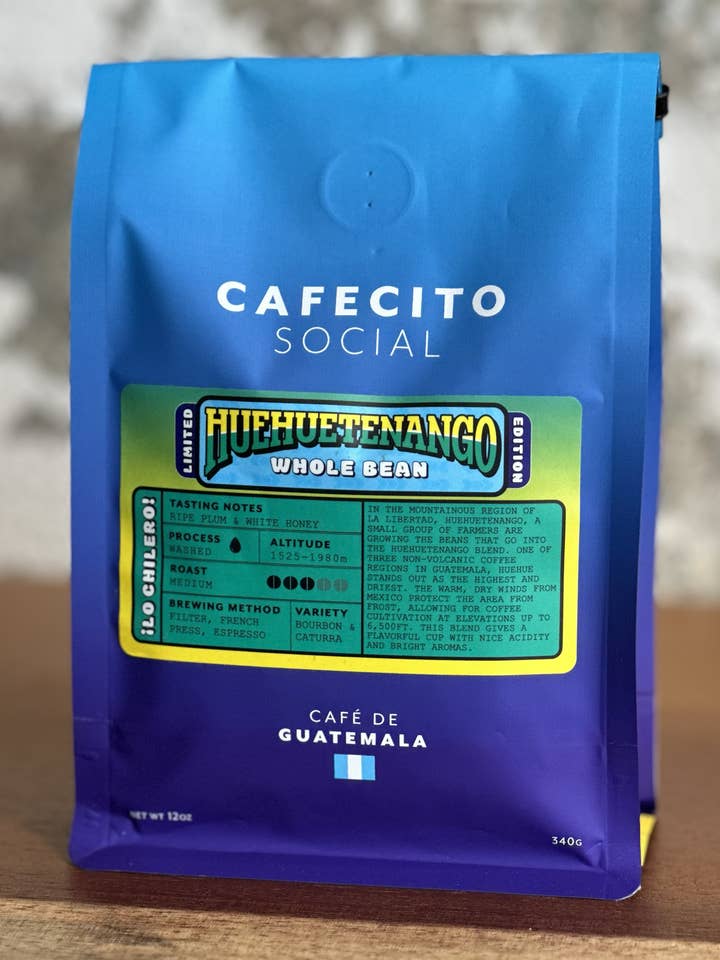 HUEHUETENANGO BLEND COFFEE for wholesale by Cafecito Social