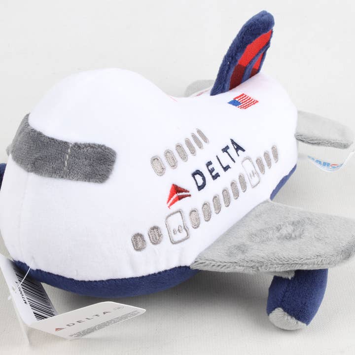 Daron Worldwide Trading - Wholesale Stuffed/Plush Toy - Kids & Baby - MT005-1 Delta Airlines Plush airplane by Daron toys.