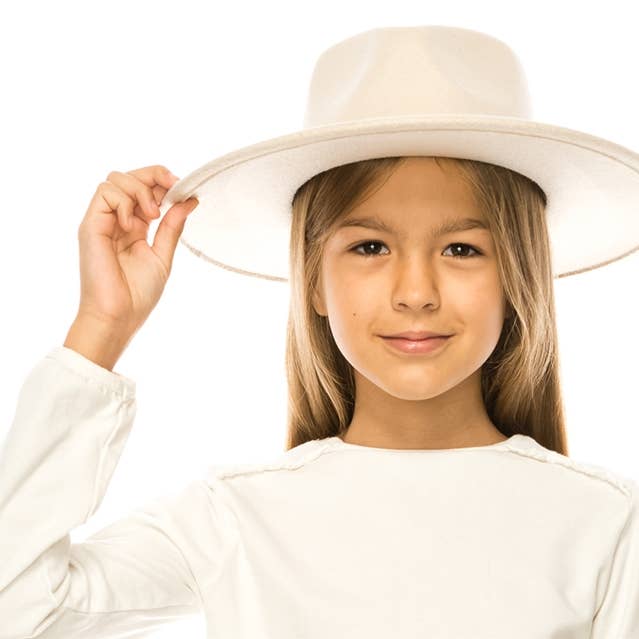 Chapeaux de rancher en feutre végan pour enfants pour la vente par DNMC