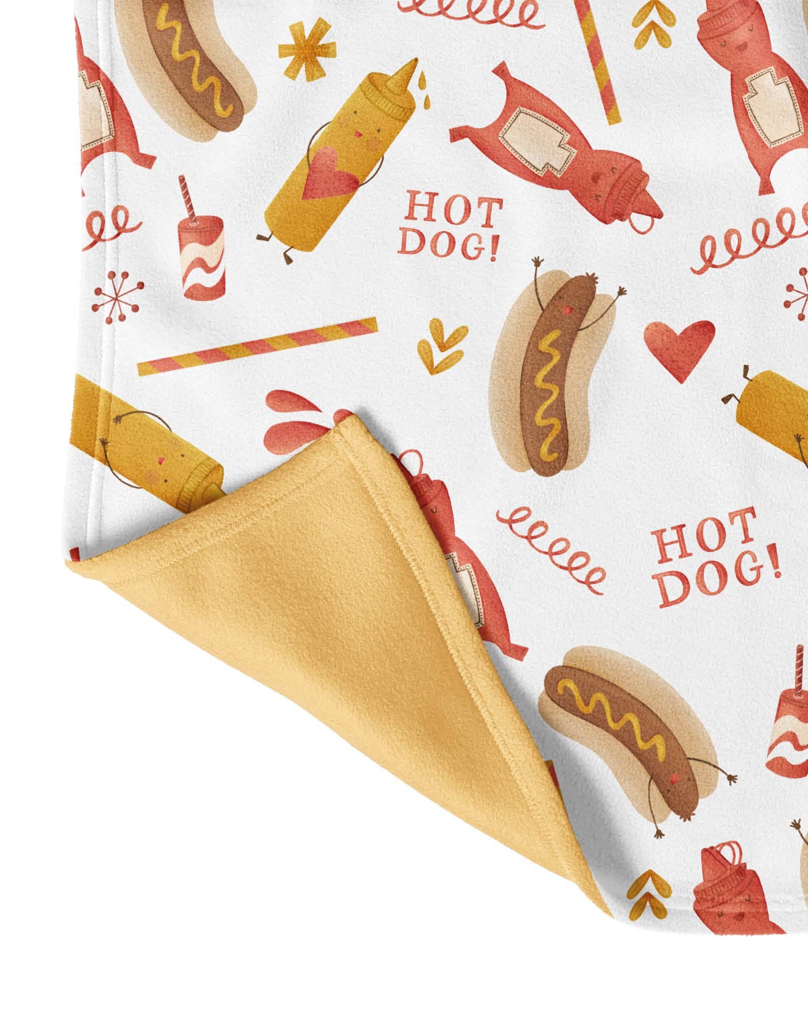 Shine on me Distribution - Wholesale Bedding Blanket - Kids & Baby - My Little Blanket - Ketchup Moutarde2