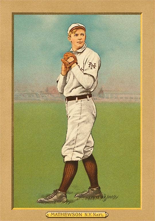 Found Image Press - Wholesale Postcard - Postcard AS-191 Early Baseball Card, Christy Mathewson0
