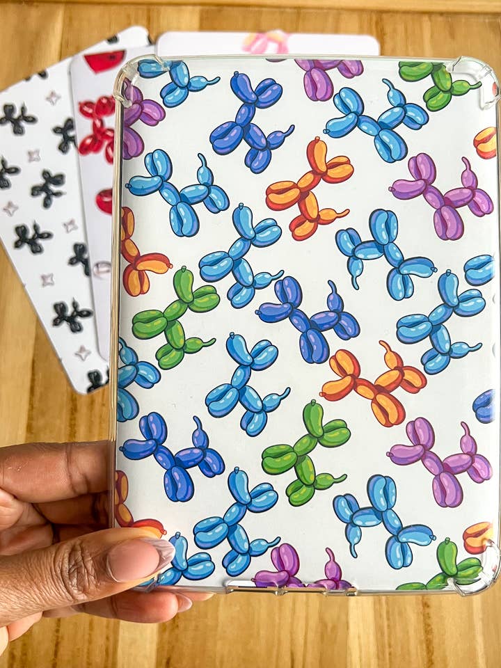 Multi Colored Balloon Dog E-reader Insert for wholesale by Tia’s Dream Design Co