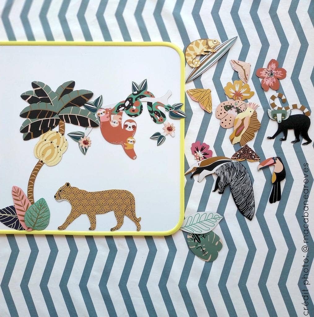 Ma Cabane à Rêves – Großhandel Magnet – Kinder & Baby – Magnetspiel mit Dschungeltieren5