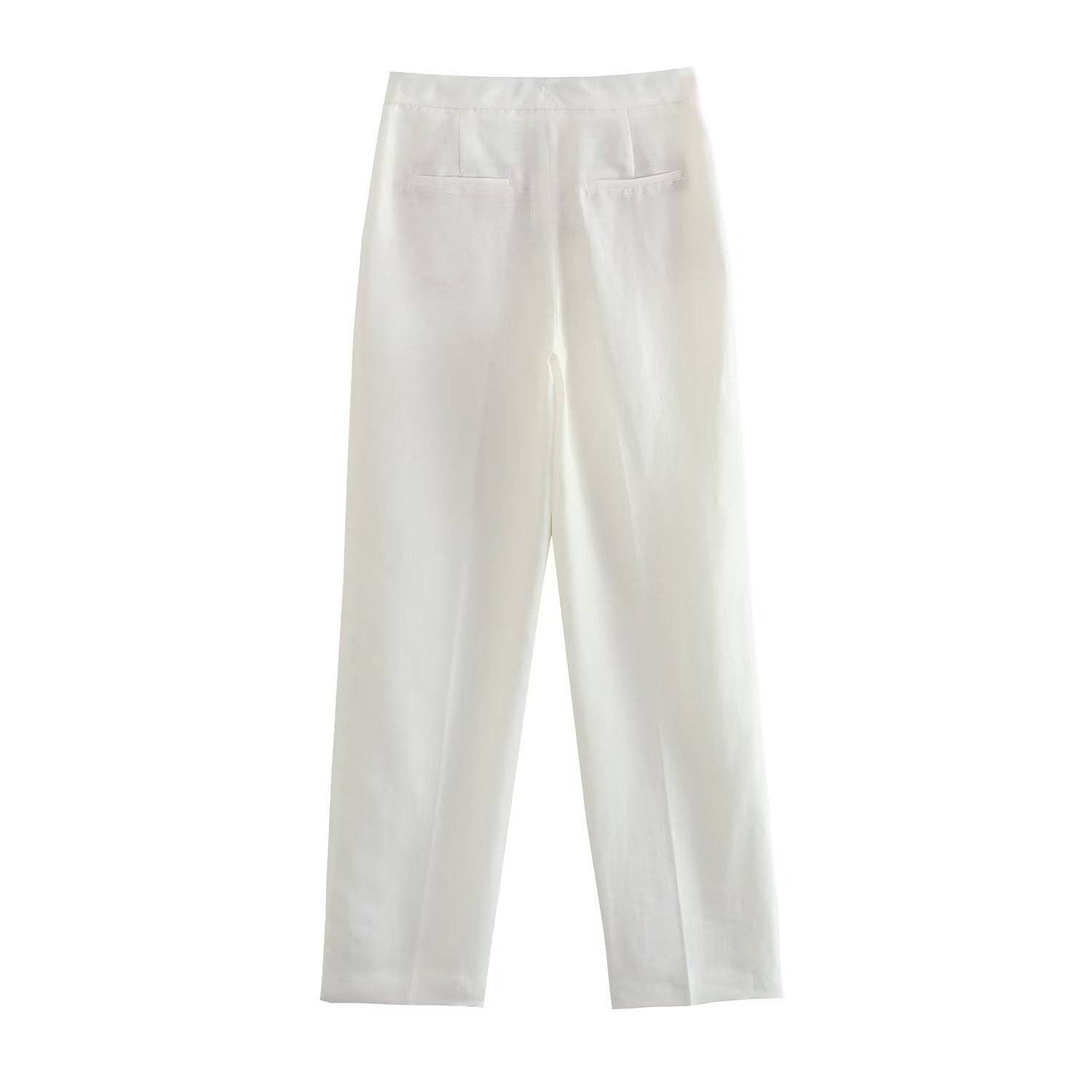 Marayn - Wholesale Suit Set - Women's - Linen Suit Set Blazer Vest and Trousers  Chic Export60