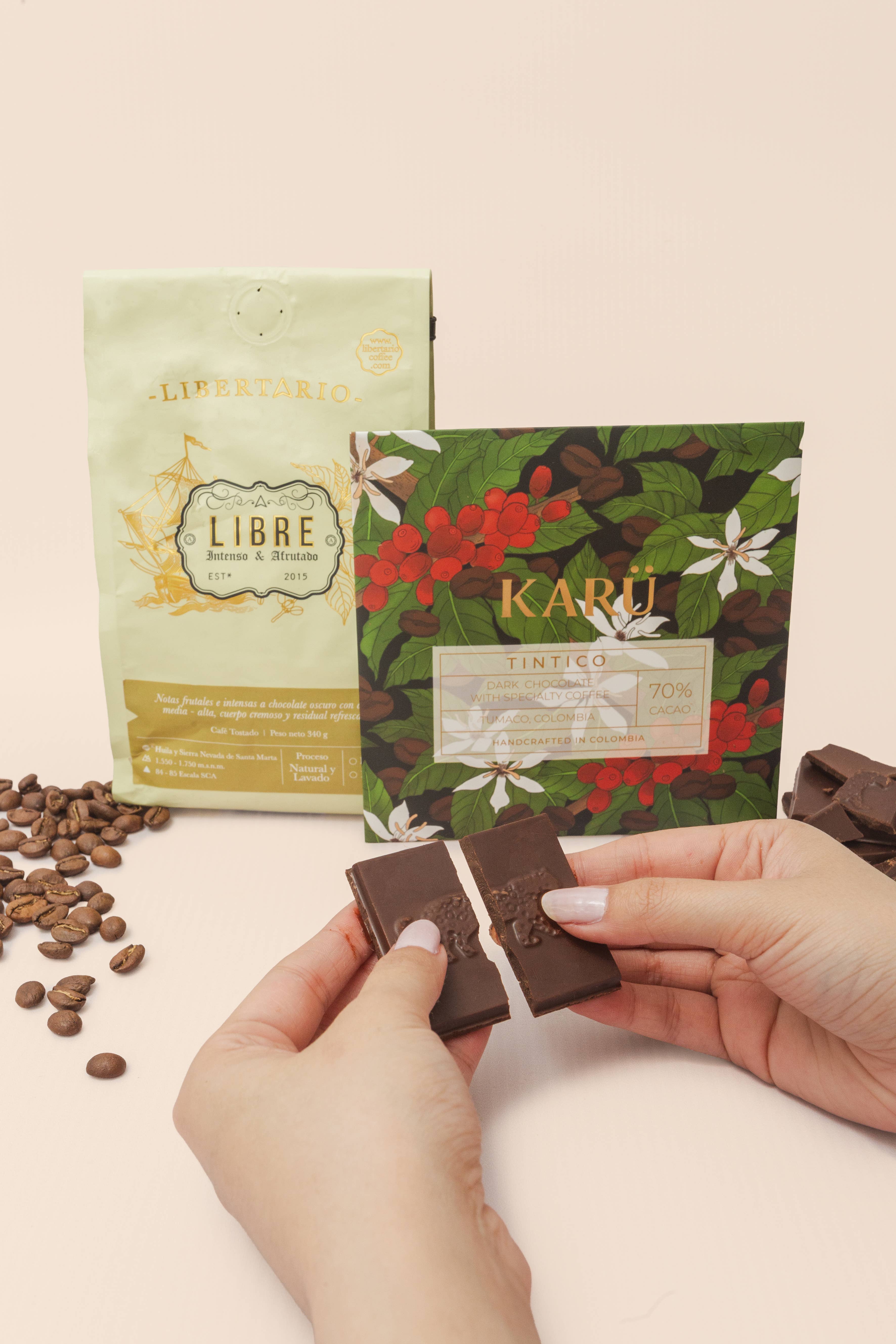 Karü Chocolates - Wholesale Chocolate Bar - TINTICO
•70% dark chocolate with Coffee•1