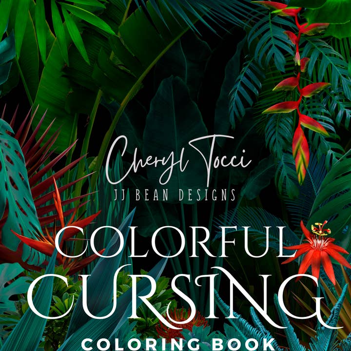 Creative Cursing Coloring Book for wholesale by JJ Bean Designs