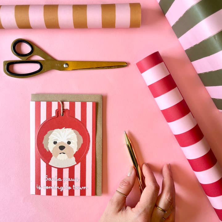 Heather Alstead Design Ltd - Wholesale Christmas card - Dog Breed - Pop Out Christmas Bauble Cards 5