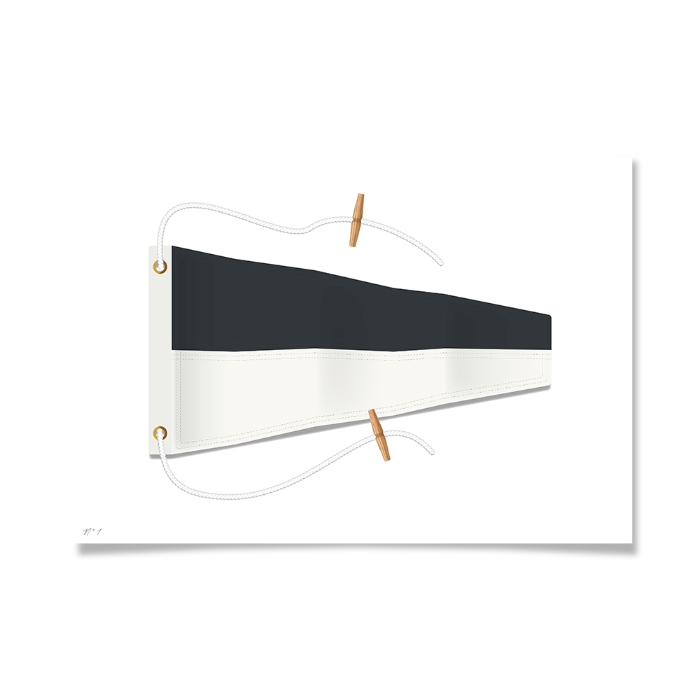 Roo Kee Roo - Wholesale Art Print - Nautical Flag VI Art Print3