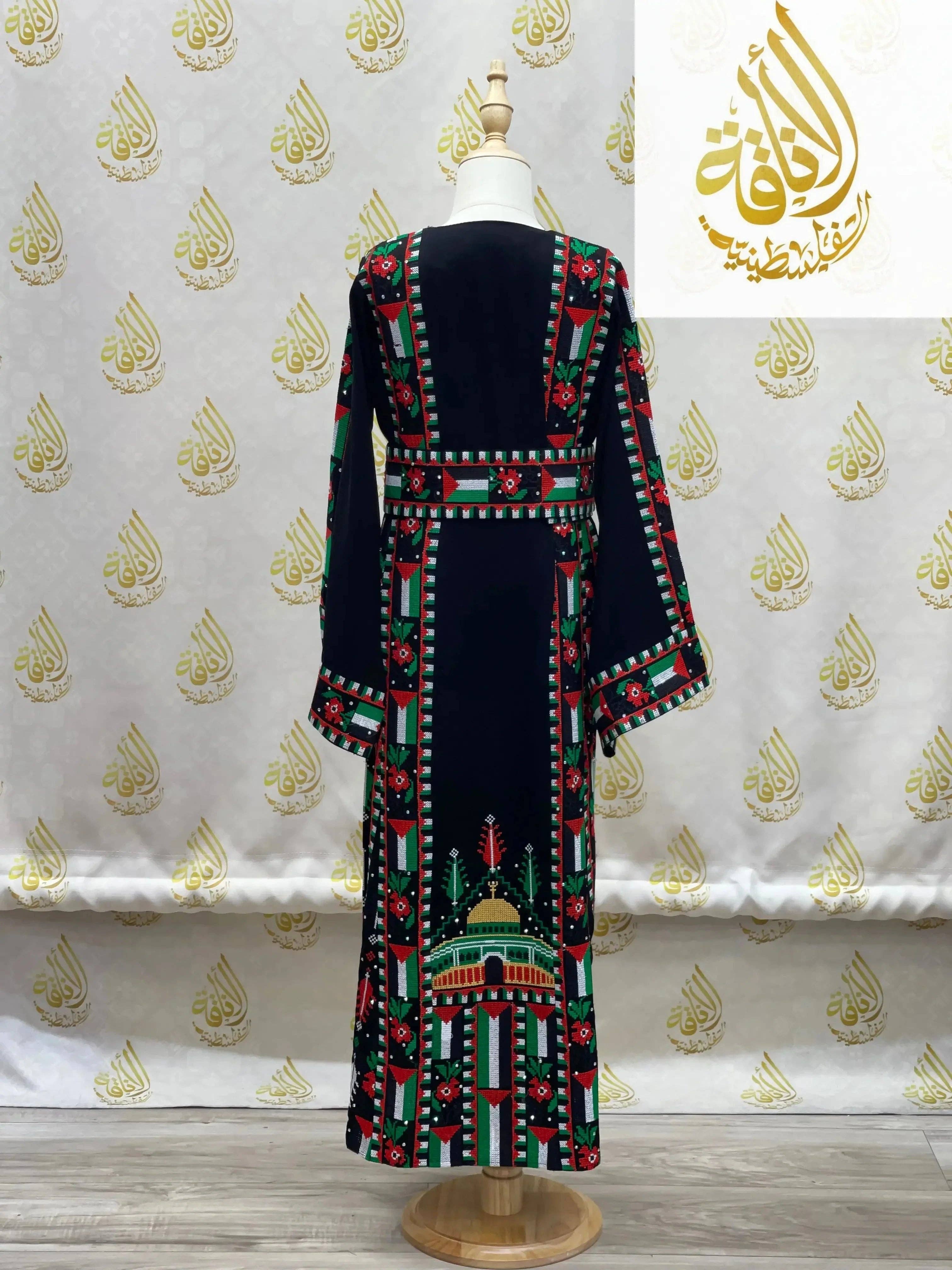Palestinian Elegance - Wholesale  - Kids Palestinian & Proud Embroidered Thoub - Celebrate Heritage with Style11