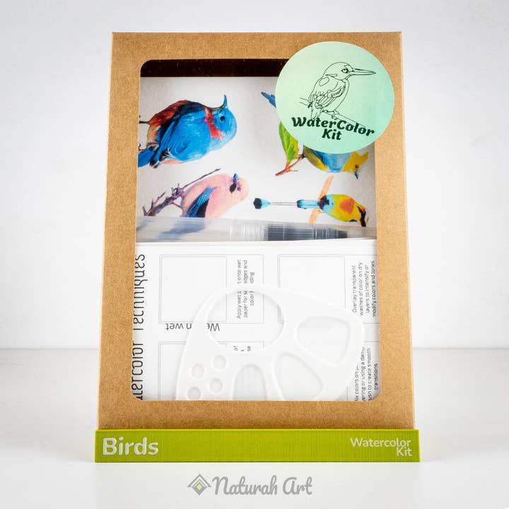 Birds WaterColor Set for wholesale by Naturah