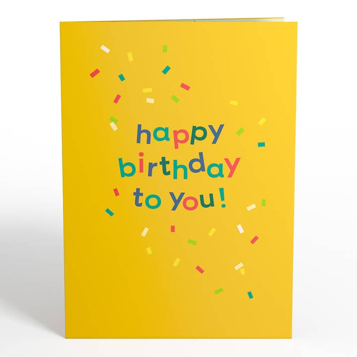 Lovepop Cards - Wholesale Birthday Card - Happy Birthday Confetti Cake Music and Lights Card 5x7"3