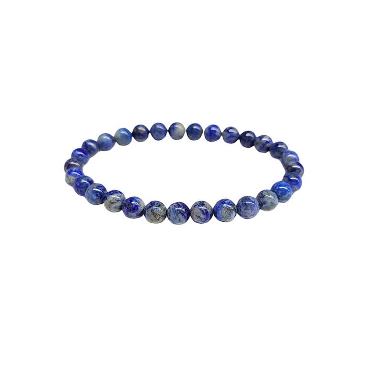 The Crystal Garden - Wholesale Beaded Bracelet - Lapis Lazuli Bracelet 6mm