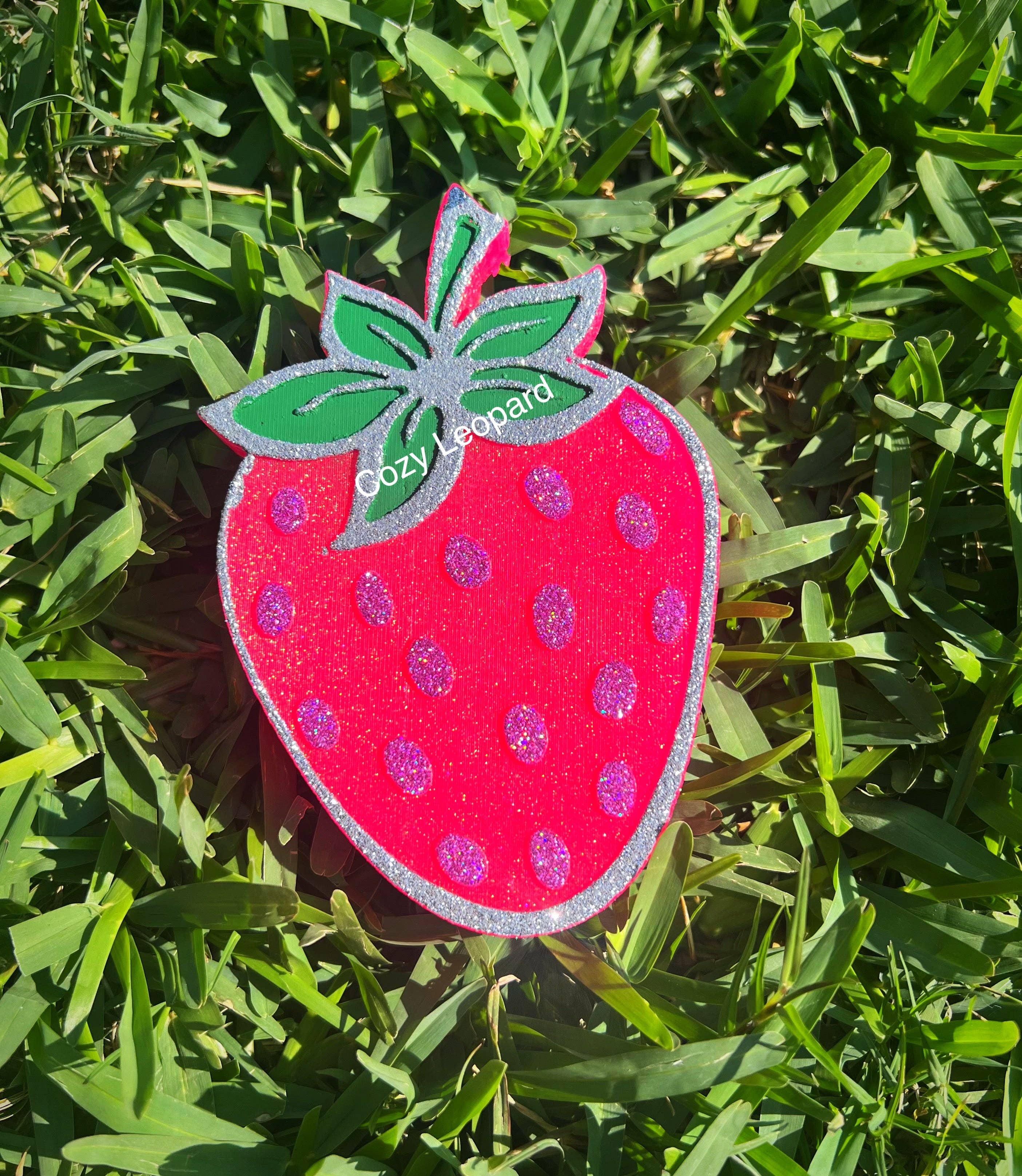 Cozy Leopard Boutique - Wholesale Car Freshener - Women's - Strawberry Car Freshie8