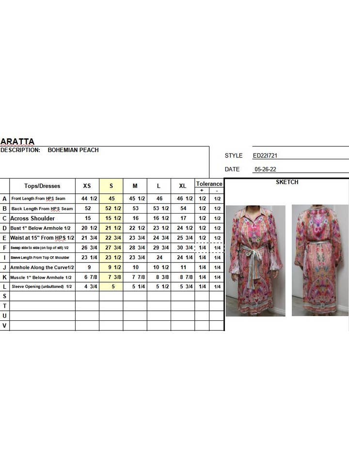 Bohemian Goddess Shirt-Dress / Duster for wholesale on Faire