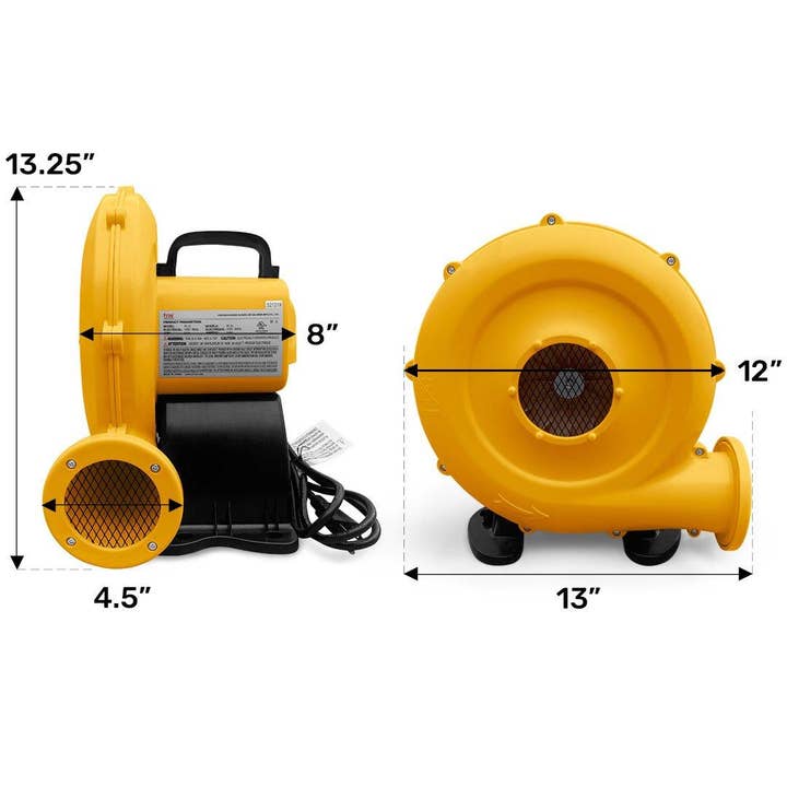 Funormous - Wholesale Inflatables - REH 0.5HP Inflatable Bounce House Blower Fan2