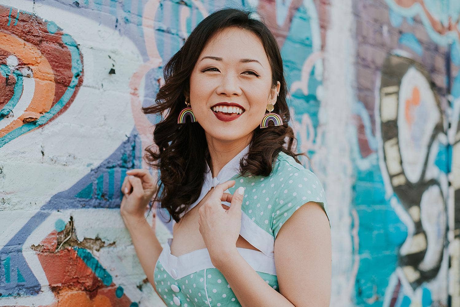 Sleepy Mountain - Wholesale Dangle Earrings - Rainbow Dangle Earrings14