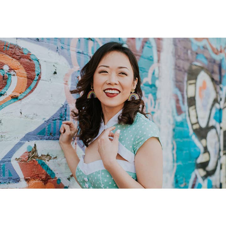 Sleepy Mountain - Wholesale Dangle Earrings - Rainbow Dangle Earrings14