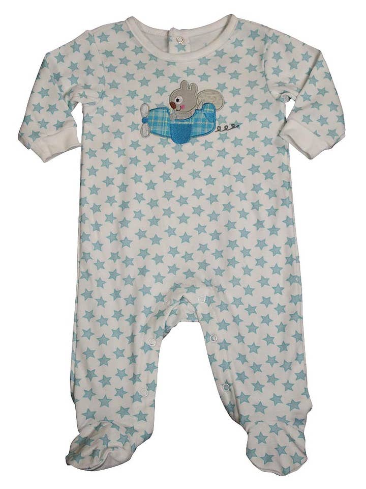 Eastern Off Price - Vente Barboteuse – bébé - Une pièce Happi by Dena à manches longues et pieds pour bébés garçons10