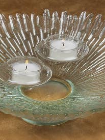 H31c Glass Starburst Bowl, Small - Box of 5 for wholesale by Biedermann & Sons