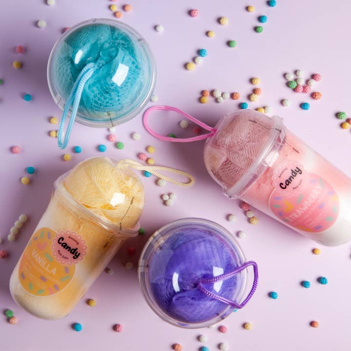 Aquarius Cosmetic SLU - Vendita all'ingrosso Sali da bagno - Idc Institute Candy Pack 570Gr Sali da bagno+spugna5