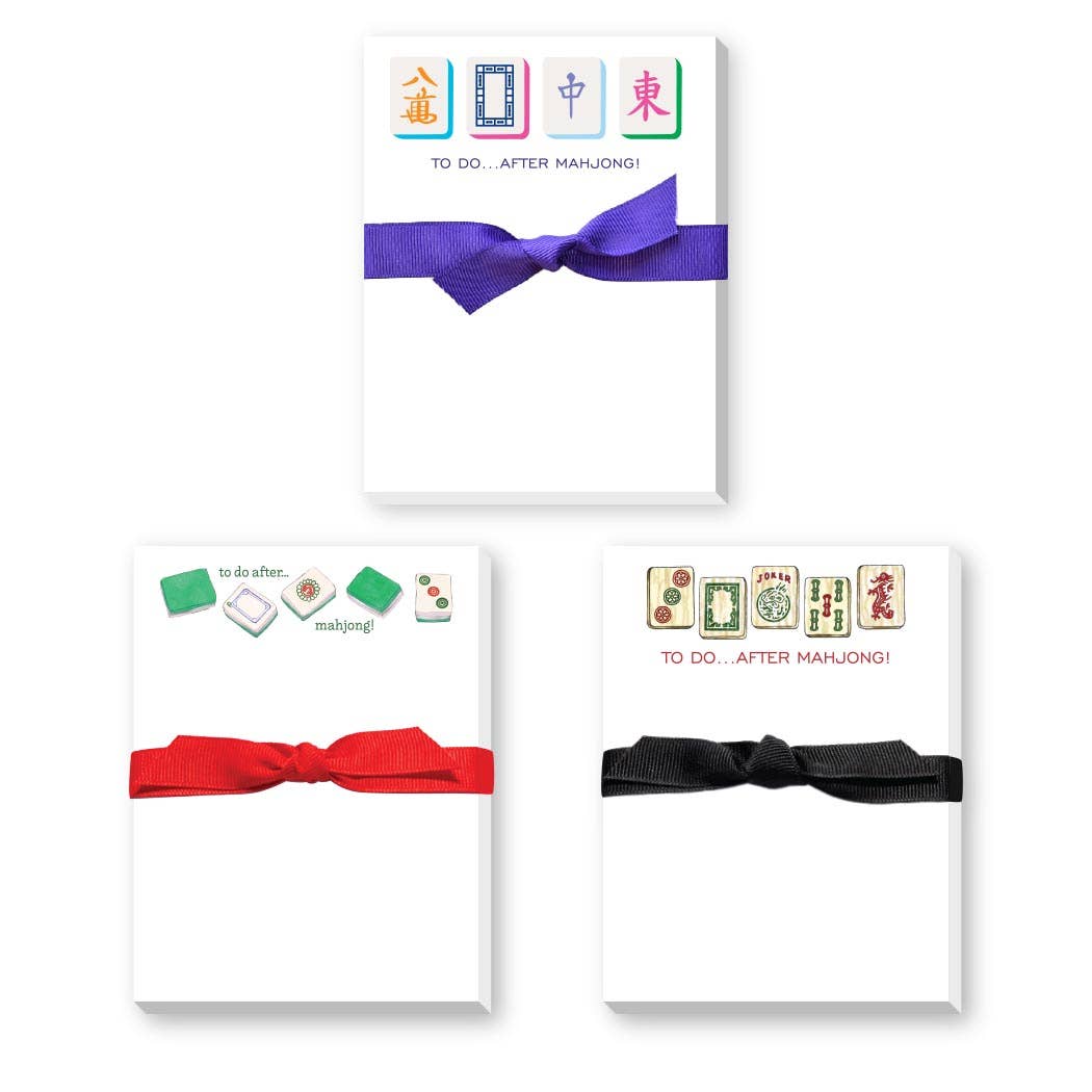 Donovan Designs - Wholesale Kladblok - OM TE DOEN NA MAHJONG MINI NOTEPAD1