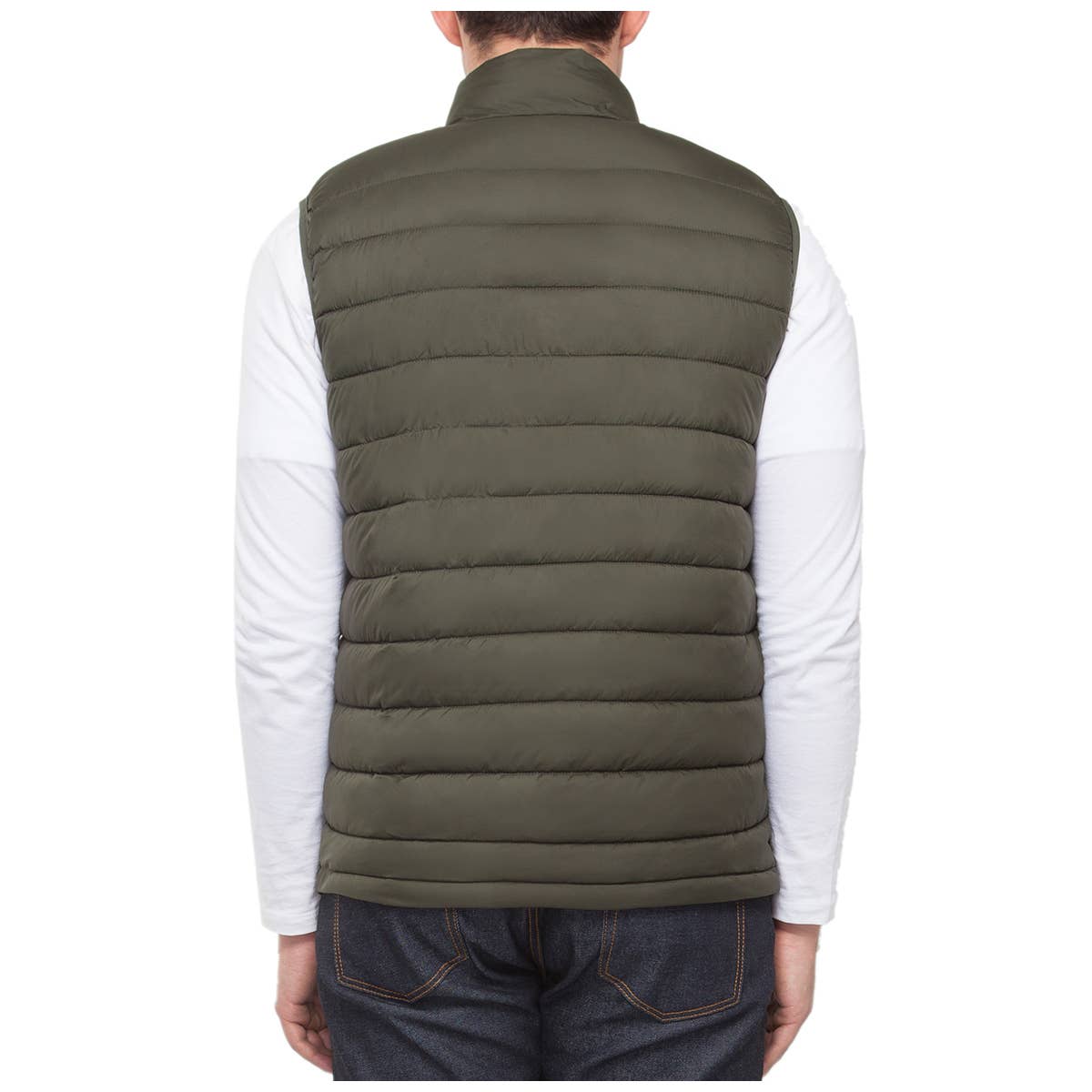 Rokka & Rolla - Wholesale Outerwear Vest - Men's - Men's Packable Puffer Vest Warm Sleeveless Jacket12